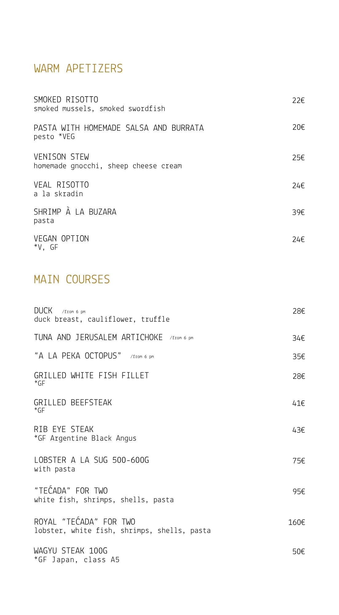 Menu 4