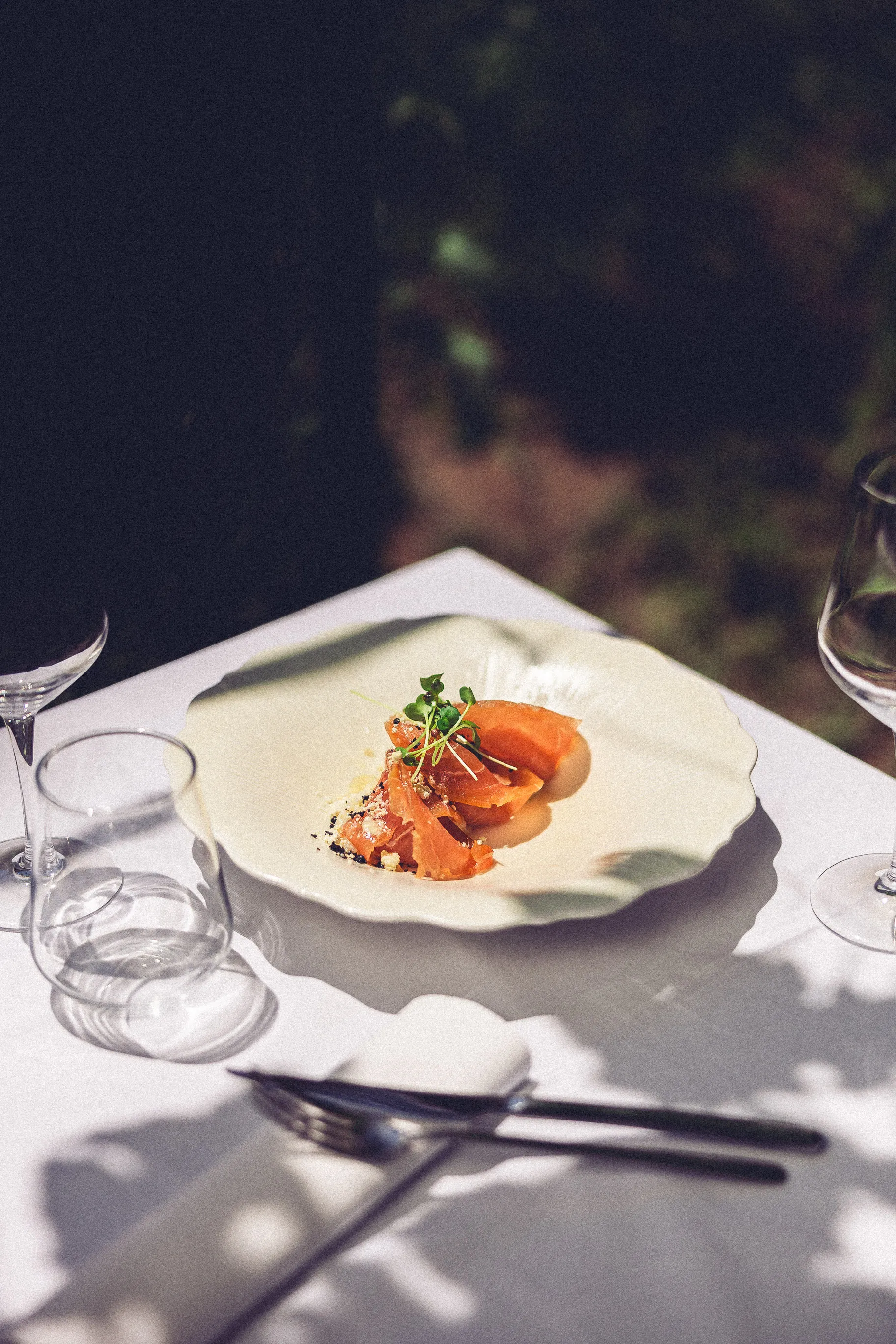 Tasting dish at Šug restaurant